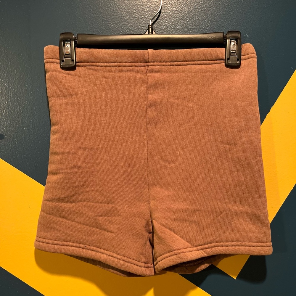 S21. Olivaceous Chocolate Brown Sweatshorts NWT